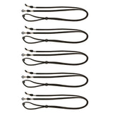 Maxbell Maxbell 5 Pieces Adjustable Velvet Eyeglass Cord Neck Strap Sunglasses Lanyard Black