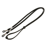 Maxbell Maxbell 5 Pieces Adjustable Velvet Eyeglass Cord Neck Strap Sunglasses Lanyard Black