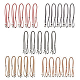 Maxbell Maxbell 5 Pieces Adjustable Eyeglass Cord Neck Strap Sunglasses Lanyard Red Brown