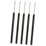10 Pieces Pulling Hook Needle Tools for Micro Ring Hair Extension Pink+Black
