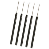 10 Pieces Pulling Hook Needle Tools for Micro Ring Hair Extension Pink+Black