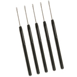 10 Pieces Pulling Hook Needle Tools for Micro Ring Hair Extension Pink+Black