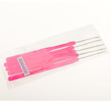 Maxbell Maxbell 5 Pieces Pulling Hook Needle Tools for Micro Ring Hair Extensions Rose Red