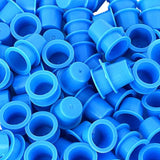 Maxbell Maxbell Plastic Disposable Tattoo Holder Cups Beauty Supplies Cosmetic Tool Black PACK OF 100PCS Blue