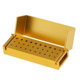 Maxbell 30-Hole Medical Holder Block Case Sterilizer Box for High Low Speed Bur - Aladdin Shoppers