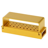 Maxbell 30-Hole Medical Holder Block Case Sterilizer Box for High Low Speed Bur - Aladdin Shoppers
