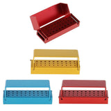 Maxbell 30-Hole Medical Holder Block Case Sterilizer Box for High Low Speed Bur - Aladdin Shoppers