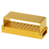 Maxbell 30-Hole Medical Holder Block Case Sterilizer Box for High Low Speed Bur - Aladdin Shoppers