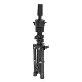 Maxbell Heavy Duty Metal Cosmetology Hairdressing Mannequin Manikin Practice Training Head Holder Tripod Stand Black