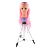 Maxbell Maxbell Heavy Duty Aluminum Cosmetology Hairdressing Mannequin Manikin Training Practice Head Holder Tripod Stand for Styrofoam Canvas Block Wig Head
