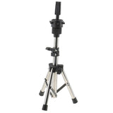 Maxbell Cork Canvas Block Mannequin Model Head Wigs Making Display w/ Tripod Stand