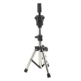 Maxbell Canvas Poly Mannequin Head for Wig Hat Making Display Stand w/ Holder Clamp