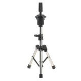Maxbell 22'' Cork Canvas Block Mannequin Model Head Wigs Making Display Tripod Stand