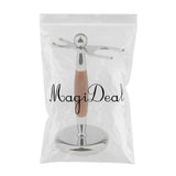 Maxbell Maxbell Men Barber Alloy Shaving Brush Safety Razor Holder Rack Stand 2 Prongs #2