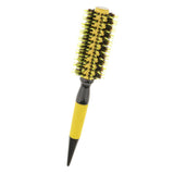 Maxbell Maxbell Nylon Bristle Round Hair Roller Brush Natural Wood Handle Hairbrush 5cm