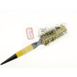 Maxbell Maxbell Nylon Bristle Round Hair Roller Brush Natural Wood Handle Hairbrush 5cm