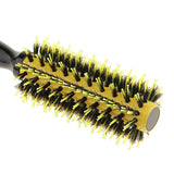 Maxbell Maxbell Nylon Bristle Round Hair Roller Brush Natural Wood Handle Hairbrush 5cm