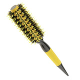 Maxbell Maxbell Nylon Bristle Round Hair Roller Brush Natural Wood Handle Hairbrush 5cm