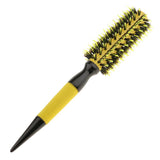 Maxbell Maxbell Nylon Bristle Round Hair Roller Brush Natural Wood Handle Hairbrush 5cm