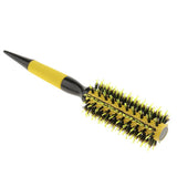 Maxbell Maxbell Nylon Bristle Round Hair Roller Brush Natural Wood Handle Hairbrush 5cm