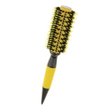 Maxbell Maxbell Nylon Bristle Round Hair Roller Brush Natural Wood Handle Hairbrush 5.5cm