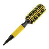 Maxbell Maxbell Nylon Bristle Round Hair Roller Brush Natural Wood Handle Hairbrush 5.5cm