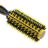 Maxbell Maxbell Nylon Bristle Round Hair Roller Brush Natural Wood Handle Hairbrush 5.5cm