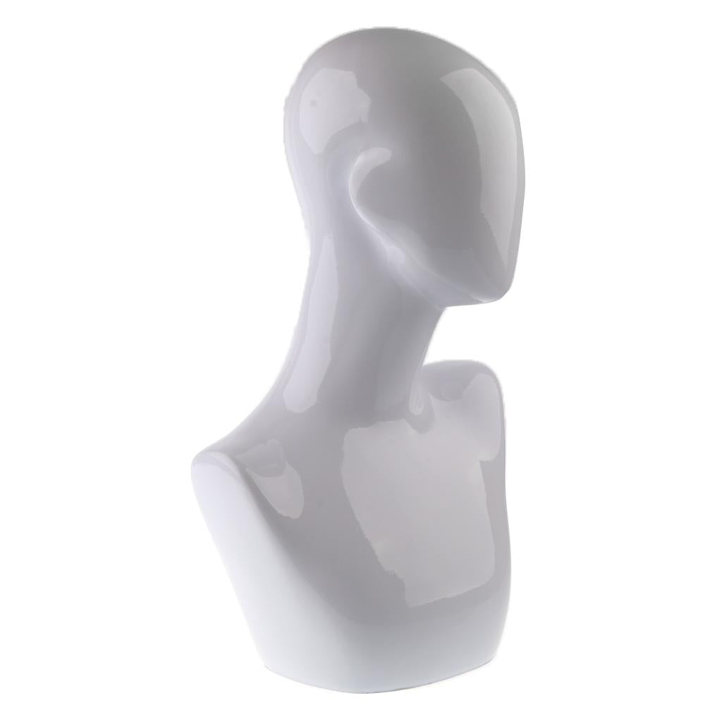Maxbell Maxbell Female Mannequin Manikin Head Shoulder Model For Wigs Glasses Hats Display