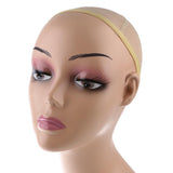 Maxbell Stable Skin Lady Mannequin Heads Wig Hat Jewelry Display Model Stand Manikin