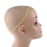 Maxbell ABS Female Wig Mannequin Head Hairpiece Jewelry Hat Display Bust Stand 2pcs