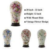 Maxbell Cork Canvas Block Mannequin Model Head Wigs Making Display Tripod Stand Set