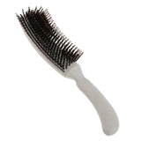 Maxbell Maxbell Professional Plastic Hair Brush Salon Styling Hairbrush Anti-Static Curling Long Hair Comb Frizz Free Nylon Bristle