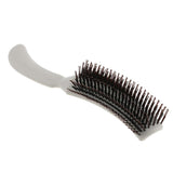 Maxbell Maxbell Professional Plastic Hair Brush Salon Styling Hairbrush Anti-Static Curling Long Hair Comb Frizz Free Nylon Bristle