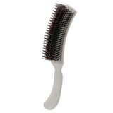 Maxbell Maxbell Professional Plastic Hair Brush Salon Styling Hairbrush Anti-Static Curling Long Hair Comb Frizz Free Nylon Bristle