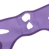 Maxbell Double Chin Thin Cheek Lift Up Slim Mask Belt Strap VFace Shaper Band Purple