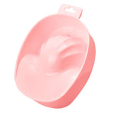 Maxbell Maxbell 5 Pieces Nail Art Manicure Care Soak Bowl Polish Remover Soak Tray Pink