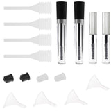 4 Packs 7.5ml 4ml Empty Mascara Tubes Eyelash Growth Oils Vials Bottle with Plugs Funnels Pipettes Droppers