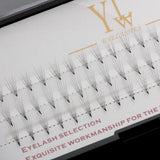Maxbell 60 Stand Natural Long Individual False Eye Lashes Eyelash Extensions Makeup 12mm