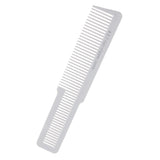 Maxbell 2pcs Pro Flat Top Comb Salon Barber Hair Clipper Cutting Comb Shampoo Detangler White & Black - Aladdin Shoppers