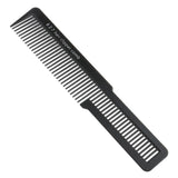 Maxbell 2pcs Pro Flat Top Comb Salon Barber Hair Clipper Cutting Comb Shampoo Detangler White & Black - Aladdin Shoppers