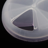 Maxbell Maxbell Travel Round Dispenser Pill Case Box Medicine Tablet Organizer 3 Slot Purple