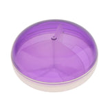 Maxbell Maxbell Travel Round Dispenser Pill Case Box Medicine Tablet Organizer 3 Slot Purple