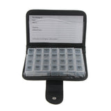 Maxbell Maxbell 2x Medicine Tablets Storage Case Pill Box Capsules Organizer 28 Compartments