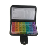 Maxbell Maxbell 2x Medicine Tablets Storage Case Pill Box Capsules Organizer 28 Compartments