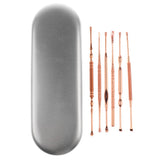 Maxbell Maxbell 6 Pieces Ear Pick Wax Cleaner Earpick Curette Earwax Removal Scoop Spoon Tool