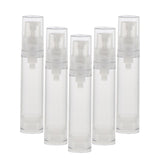 Maxbell Maxbell 5 Pieces 8ml Pump Empty Airless Tubes Cosmetic Cream Lotion Travel Bottles