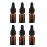 Maxbell Maxbell 6 Empty Glass Refill Eye Dropper Bottles Essential Oil Perfume Pipette Vials 10ml