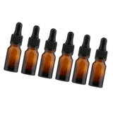 Maxbell Maxbell 6 Empty Glass Refill Eye Dropper Bottles Essential Oil Perfume Pipette Vials 10ml