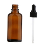 Maxbell Maxbell 6 Empty Glass Refill Eye Dropper Bottles Essential Oil Perfume Pipette Vials 50ml