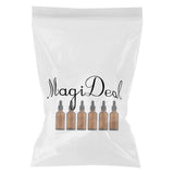Maxbell Maxbell 6 Empty Glass Refill Eye Dropper Bottles Essential Oil Perfume Pipette Vials 50ml
